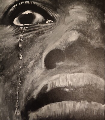 Mes acryliques noirs et blanches